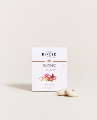 Сменные блоки 2шт для автодиффузора-клипсы Солнечная амбра