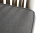 "Касабланка" диван 2-местный плетеный из роупа, каркас алюминий светло-серый (RAL7035) муар, роуп серо-коричневый 23мм, ткань серая 017